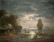 Claude-joseph Vernet The Night oil painting reproduction